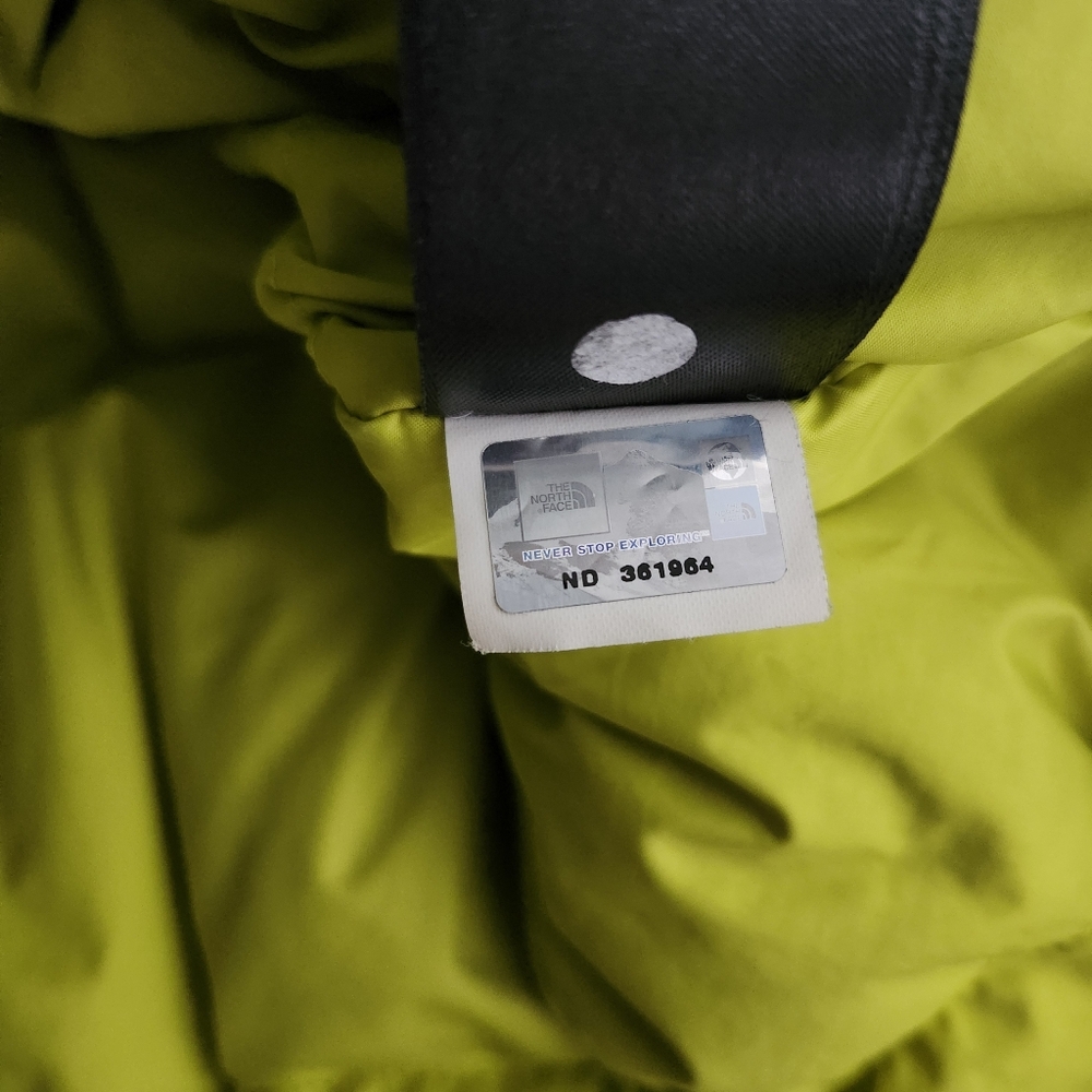 THE NORTH FACE Women's XS Down Fill Parka Waterproof Hooded Army Green - Picture 13 of 16